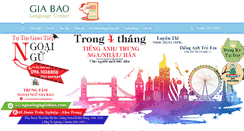 Desktop Screenshot of ngoaingugiabao.com